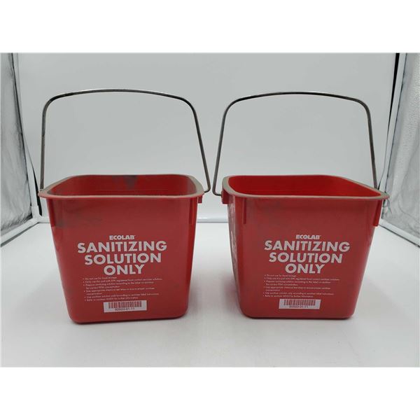 Ecolab Sanitizing Solution Only Buckets (2ct)