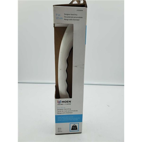 Moen 9in designer Hand Grip-White