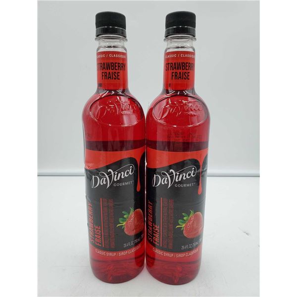 DaVinci Strawberry Classic Syrup (2 x 750ml)