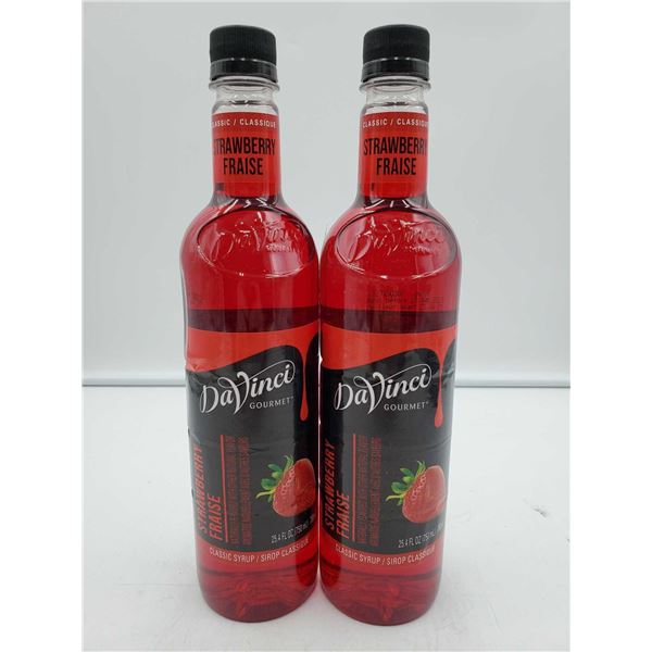 DaVinci Strawberry Classic Syrup (2 x 750ml)