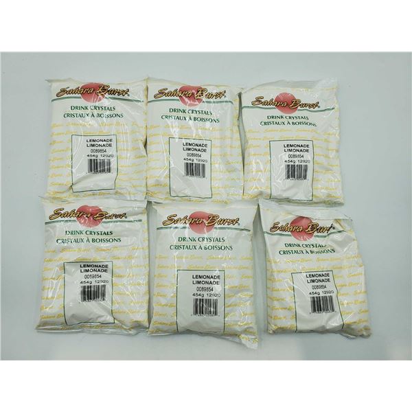 Sahara Burst Lemonade Drink Crystals (6 x 454g)