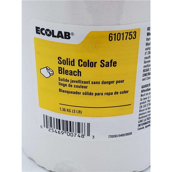 EcoLab Solid color Safe Bleach (3lbs)