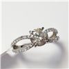 Image 2 : 14K White Gold Diamond (1.3Ct,I1,Light ) Diamond(0.3ct) Ring (~weight 2.14g),  Appraised $9030