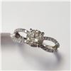 Image 3 : 14K White Gold Diamond (1.3Ct,I1,Light ) Diamond(0.3ct) Ring (~weight 2.14g),  Appraised $9030