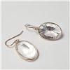 Image 2 : 10K Yellow Gold White Topaz(10ct) Earrings (~weight 2.44g), Appraised Retail $1060