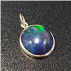 Image 1 : 10K Yellow Gold Black Opal (Smoked)(1.8ct) Pendant, Retail Value $600