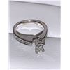 Image 3 : Appraisal $14,300.00 - Ladies Princess Cut 1.02 Carat Solitaire 14K Gold Engagement ring with certif