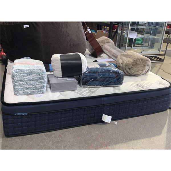 New Foam Top Mattress Some Fraying of Piping Edge as seen in photos - King Size