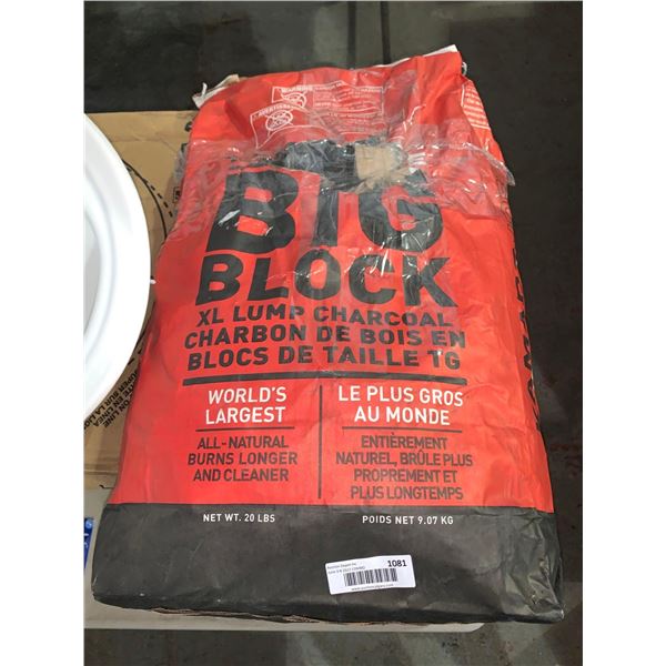 Big Block XL Lump BBQ Coal 20 Lbs