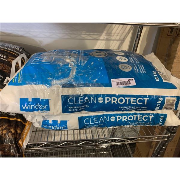 Windsor Water Softener Salt Lot of 2 x 18.1Kg