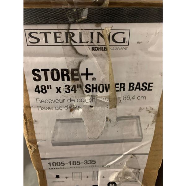 New Sterling Store + 48x34" Shower Base - White