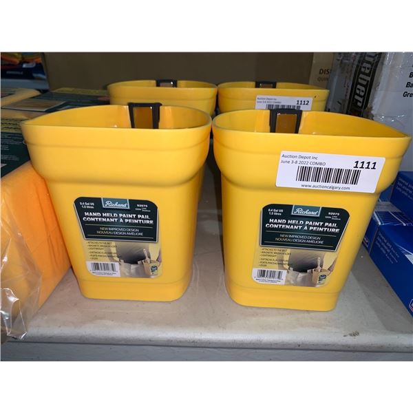 New Richard 2L Mini Roller Paint Pail - Lot of 2