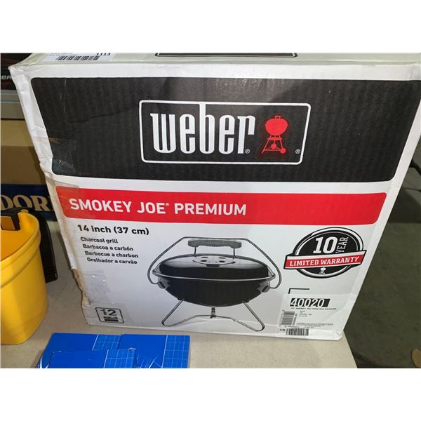 New Weber Smokey Joe Premium 14" Charcoal Grill