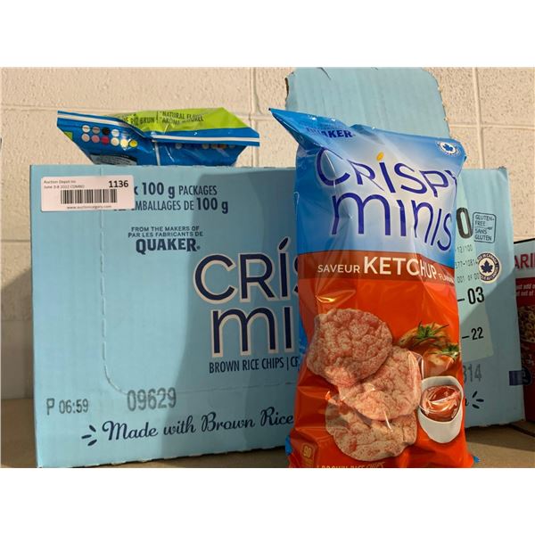 Crispy Mini Ketchup Rice Snacks 12x100g
