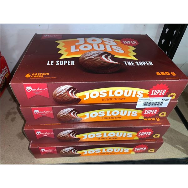 Jos Louis Chocolate Cakes (6x480g) x4