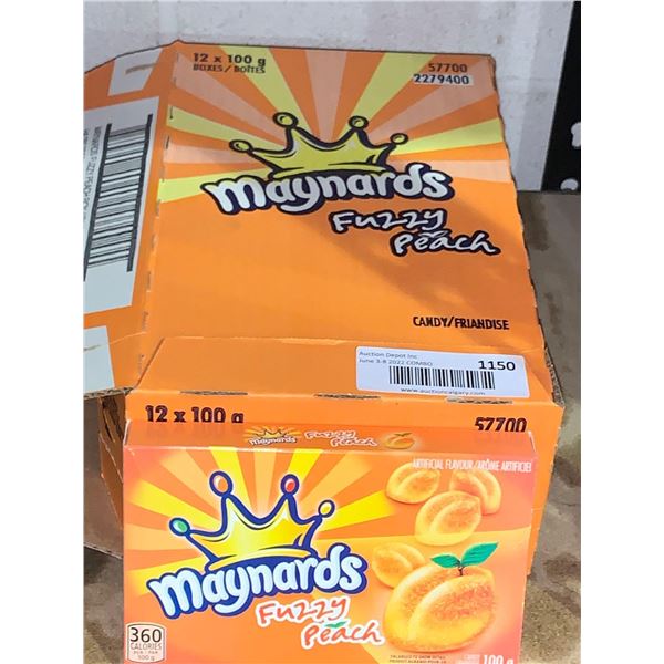 Maynard's Fuzzy Peach Candies 12x100g