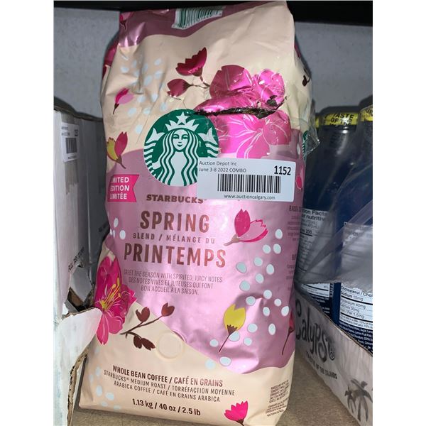Starbucks Spring Blend Whole Bean Coffee - Medium Roast 2.5Lbs
