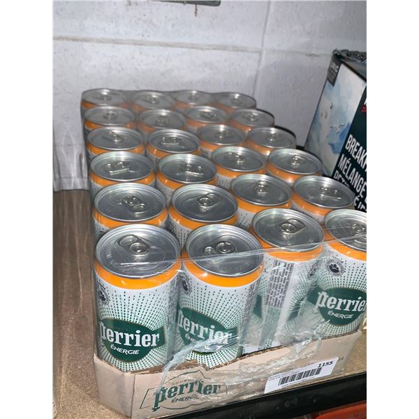 Perrier Caffiene & Yerba Mate - Tangerine Flavored Sparkling Energy Drink 24x330ml