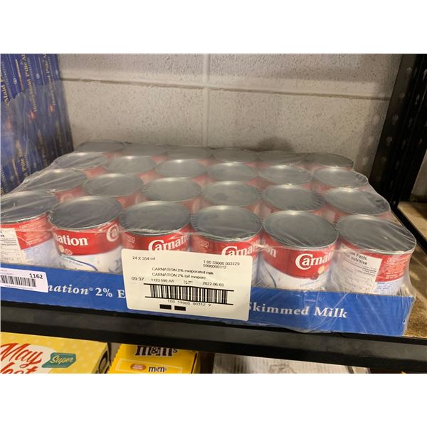 Carnation Partly Skimmed Milk (24 x 354ml)