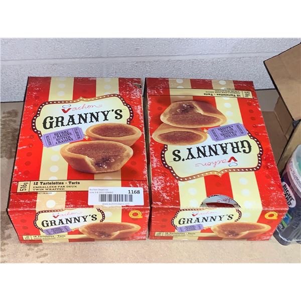 Vachon Granny's Butter Tarts with Raisins - lot of 2 x 516g