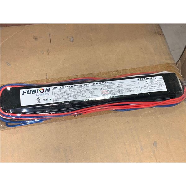 New Fusion Lamps, Electronic Ballast -  Lot of 10