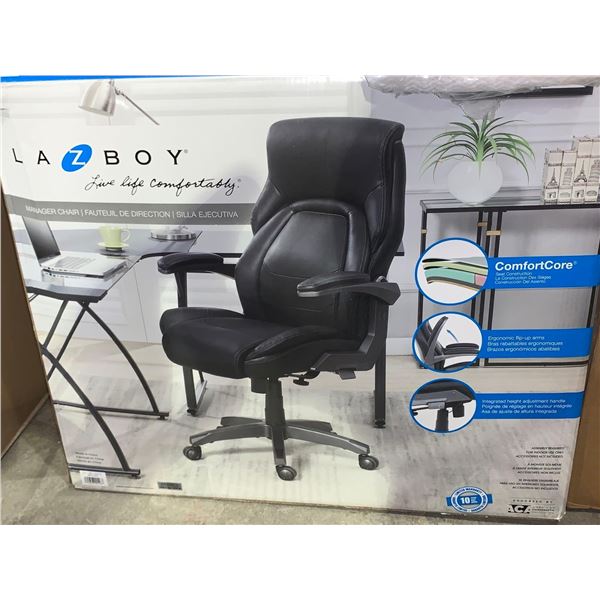 New LazBoy Comfort Core Leather Managers Office Chair