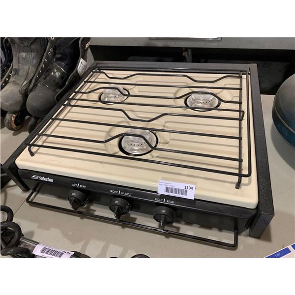 Suburban 3 Burner Portable Gas Stove Cooktop