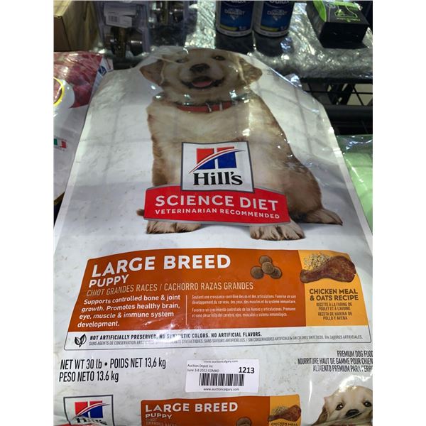 Hills Science Diet Large Breed Puppy Kibble 30 Lbs