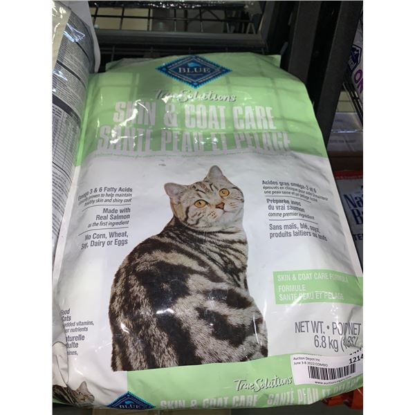Blue Buffalo True Solutions Skin & Coat Care Cat Kibble 15Lbs