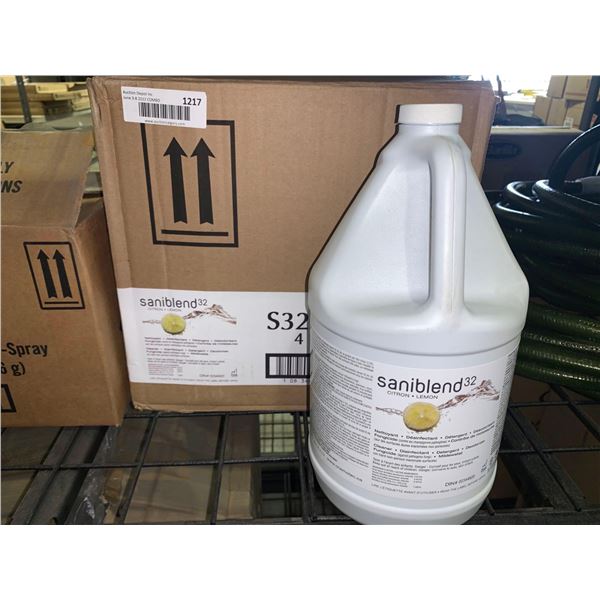 Saniblend 32 Lemon Disinfectant Cleaner 4x4L