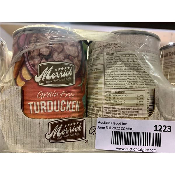 Merrick Grain Free Turducken Wet Dog Food 12x360g