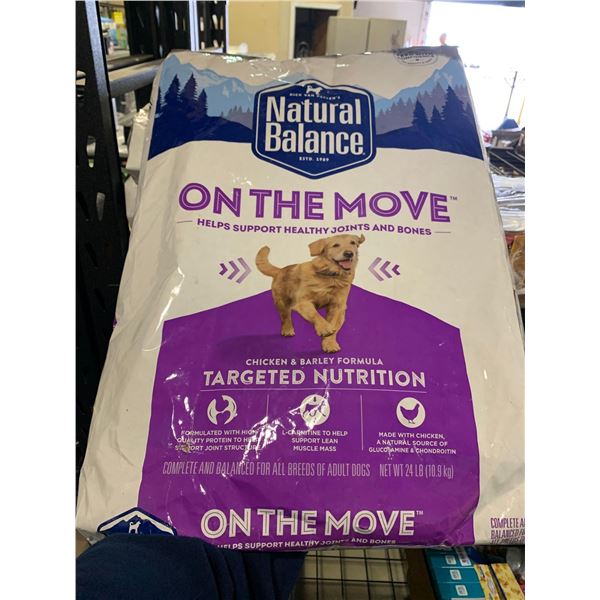 Natural Balance On The Move Chicken & Barley Dog Kibble 24Lbs