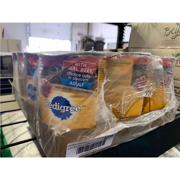 Pedigree Real Beef Wet Dog Food 12X630G