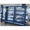 Image 1 : Wholesale Lot - Blue Scaffolding ends loy of 8 with assorted x beams and aluminum decks as pictured