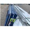 Image 2 : Wholesale Lot - Blue Scaffolding ends loy of 8 with assorted x beams and aluminum decks as pictured