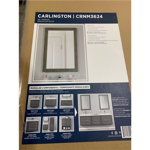 NEW Carlington 36" Wall Mirror