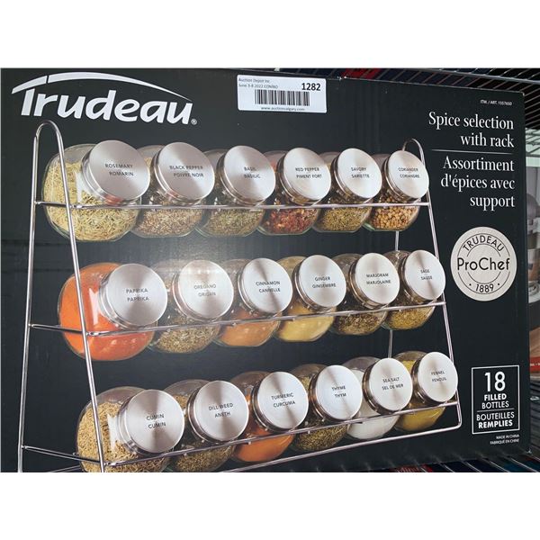 New Trudeau Spice Selection with Rack