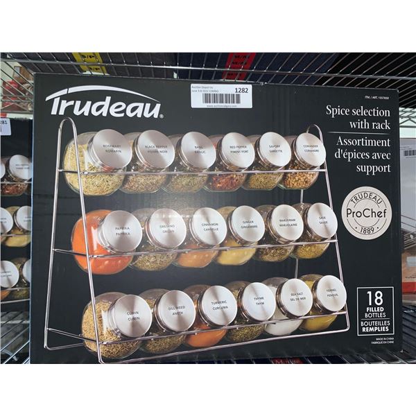 New Trudeau Spice Selection with Rack