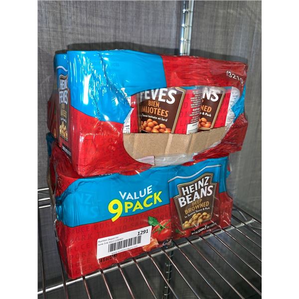 Heinz Baked Beans Lot of 2 x 9 Cans