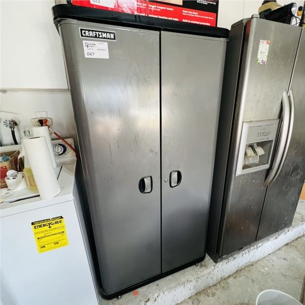 CRAFTSMAN HEAVY DUTY DOUBLE CABINET WITH CONTENTS