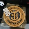 Image 1 : U S NAVY WOOD WALL HANGING