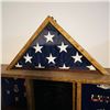 Image 2 : UNITED STATES NAVY HONORS SET WITH METALS AND FLAG