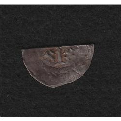 Henry II (1154-1180) 1/2  Penny Cut 