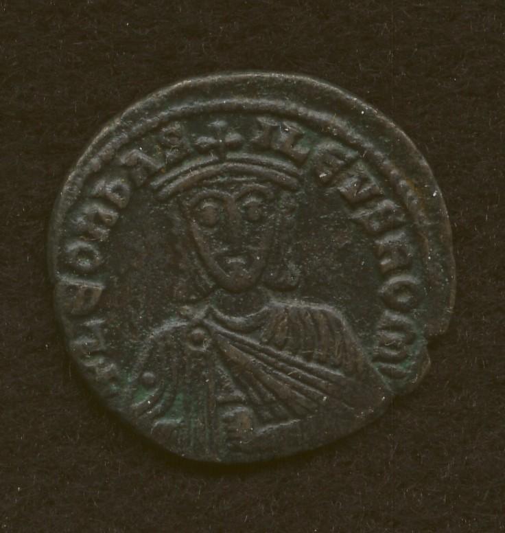 Bust Inscription Leo VI, 886-912, follis, AE, facing bust/inscription