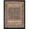 Image 2 : Continental Currency.  February 26, 1777.  Six Dollars.