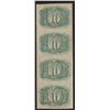 Image 2 : US Fractional uncut set of four