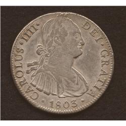1803-Mo-T.H., KM#109, VF, a bit dull. 