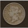 Image 1 : 1893 Straits Settlements Fifty Cents