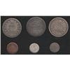 Image 1 : Lot of six India pieces 