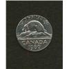 Image 1 : 1980 Five cent on dime planchet 